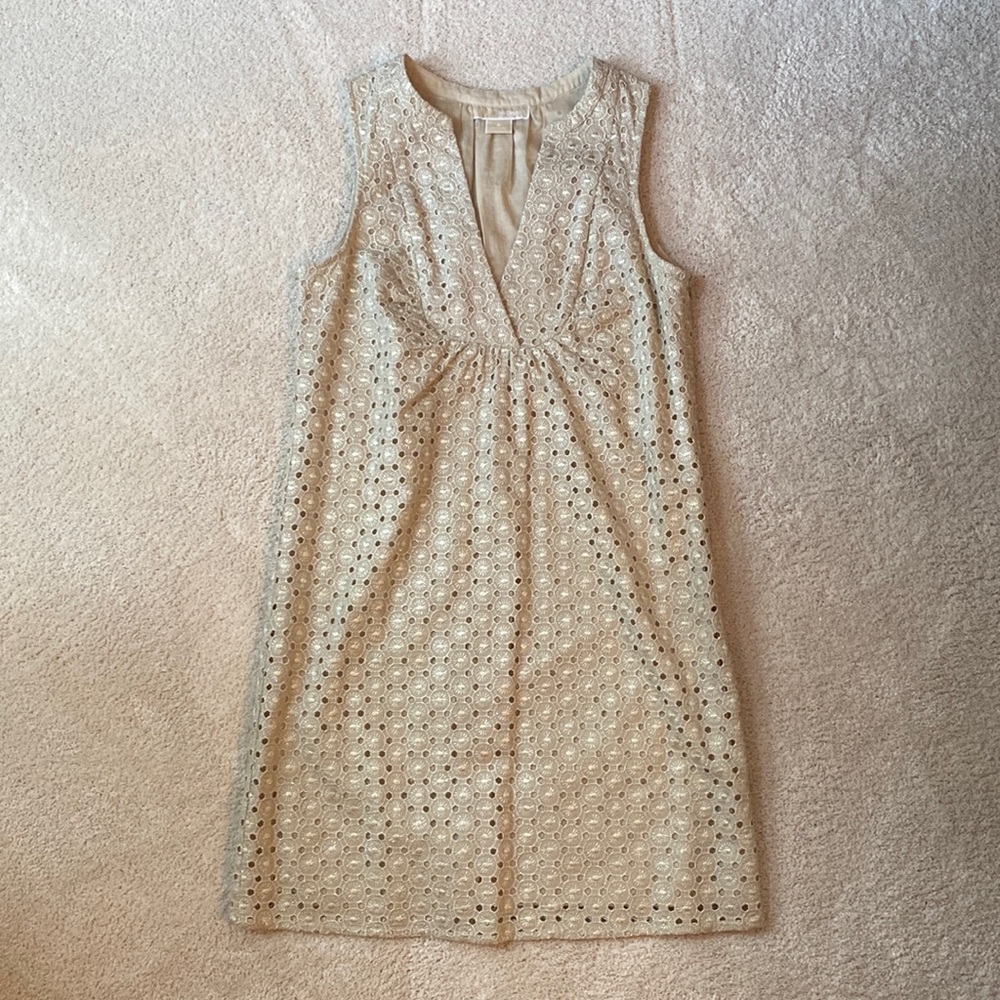 Michael by Michael Kors gold dress